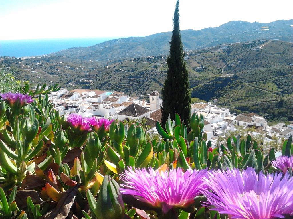 Villa Casa Ana, Fantásticas vistas al pueblo, el mar y la montaña Frigiliana Camera foto