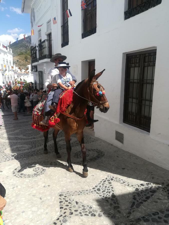Villa Casa Ana, Fantásticas vistas al pueblo, el mar y la montaña Frigiliana Esterno foto